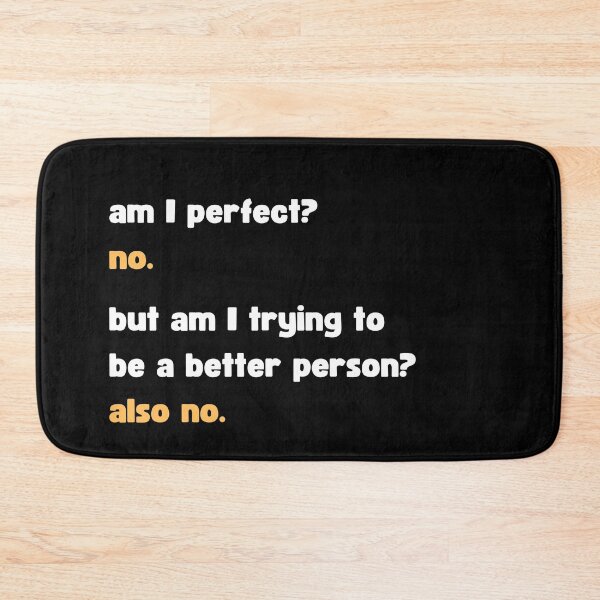 Item preview, Sarcastic Am I Perfect? No designed and sold by appareltolove.