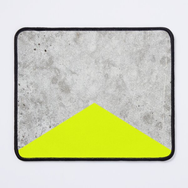 Item preview, Geometric Concrete Arrow Design - Neon Yellow #521 designed and sold by Natural Collective.
