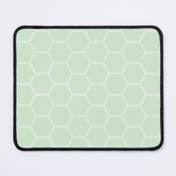 Item preview, Geometric Honeycomb Pattern - Light Green #273 designed and sold by Natural Collective.