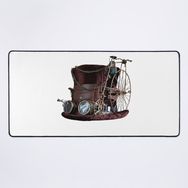Item preview, Steampunk Vintage Old Hat and Bicycle designed and sold by silviaol.