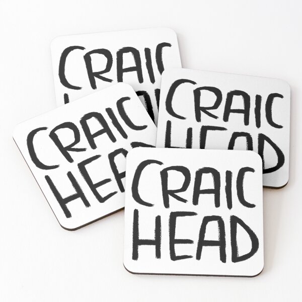 Item preview, St Paddys Day, Craic, Irish Slang for Fun, Craic Head designed and sold by badlydrawnbabe.