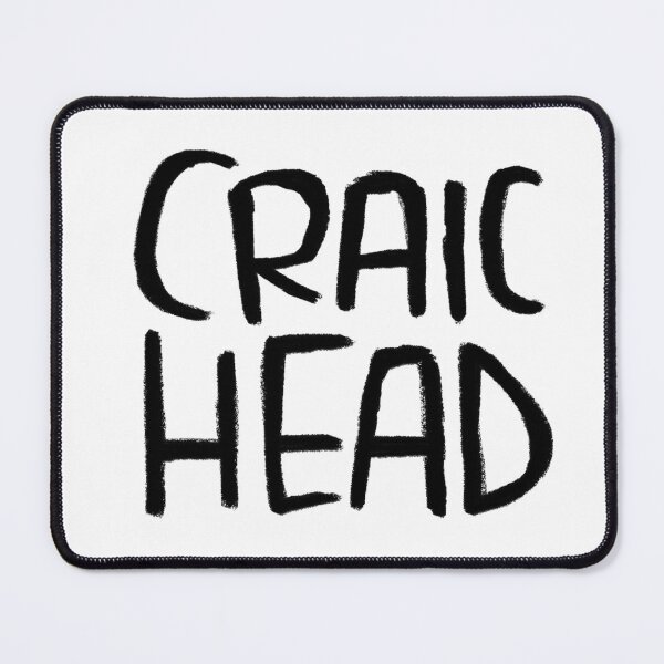 Item preview, St Paddys Day, Craic, Irish Slang for Fun, Craic Head designed and sold by badlydrawnbabe.