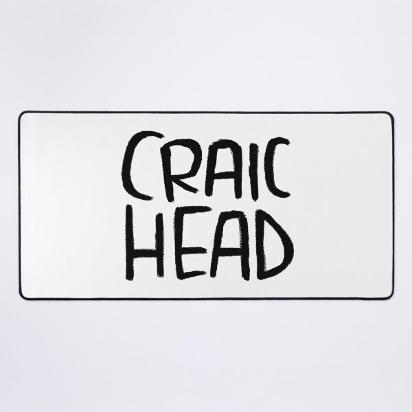 Item preview, St Paddys Day, Craic, Irish Slang for Fun, Craic Head designed and sold by badlydrawnbabe.