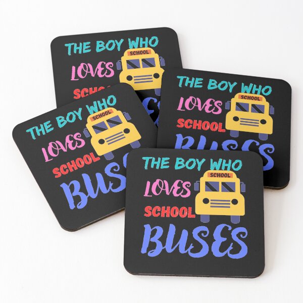 Item preview, just a boy who loves school buses designed and sold by FASHIONMED49.