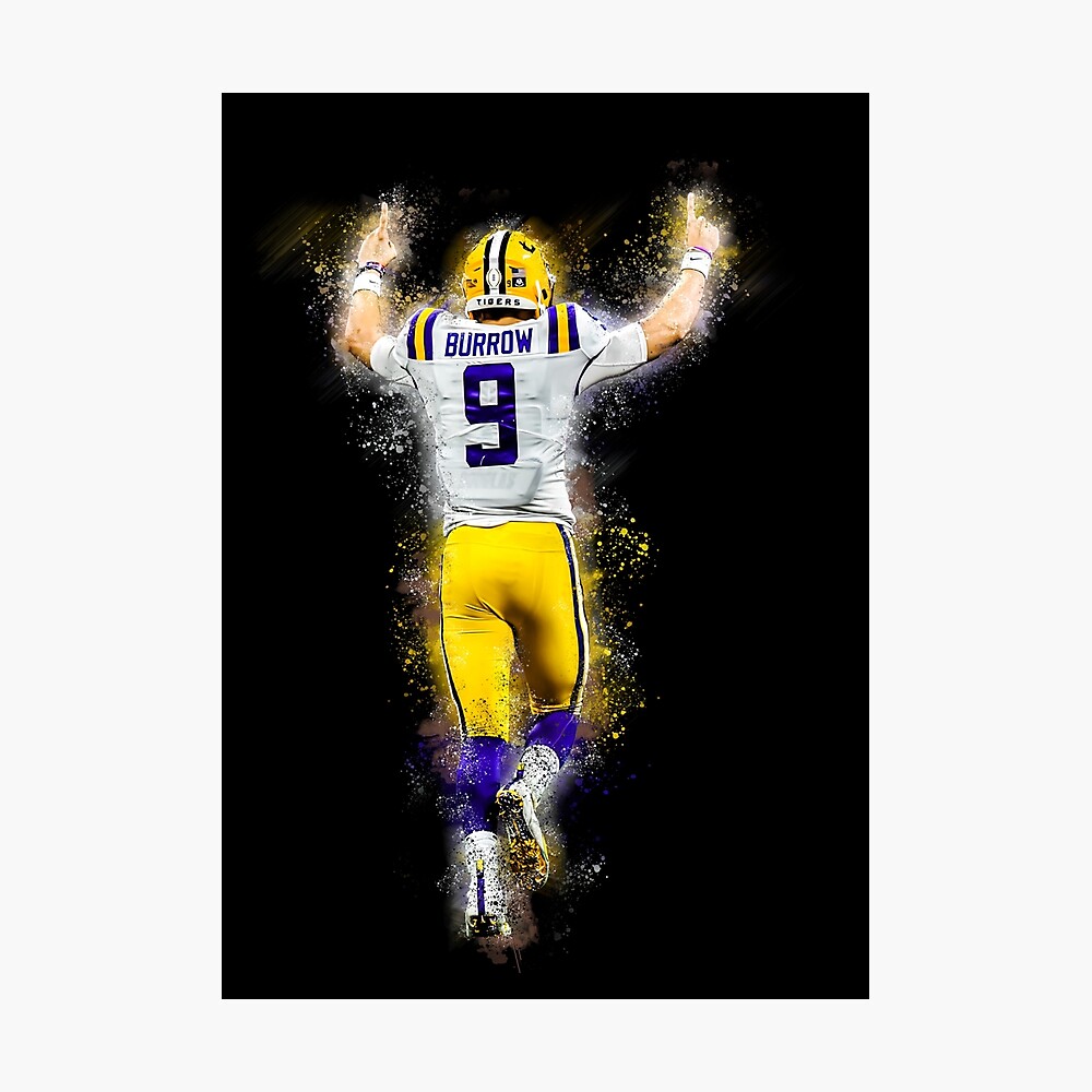 Joe Burrow NFL Football Poster Print Photo Wall Art Limited 