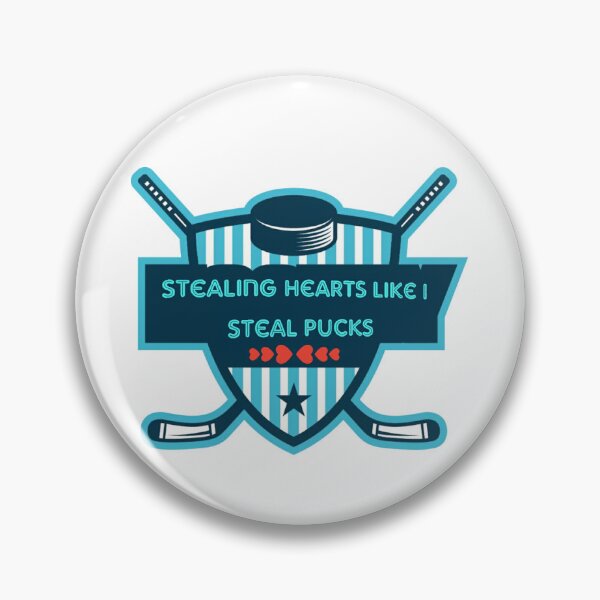 Item preview, Stealing Hearts Like I Steal Pucks Funny saying T-shirt For Hockey & Valentines Lovers. designed and sold by Sloyar.
