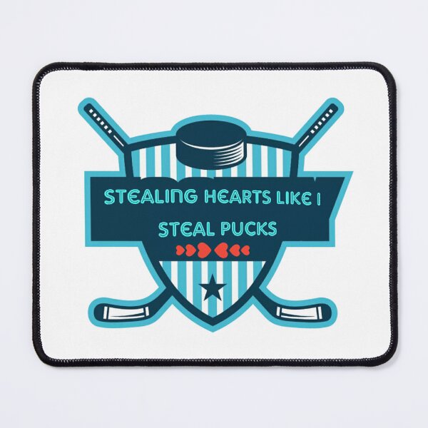 Item preview, Stealing Hearts Like I Steal Pucks Funny saying T-shirt For Hockey & Valentines Lovers. designed and sold by Sloyar.