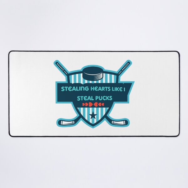 Item preview, Stealing Hearts Like I Steal Pucks Funny saying T-shirt For Hockey & Valentines Lovers. designed and sold by Sloyar.