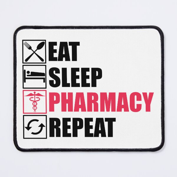 Item preview, Eat Sleep Pharmacy Repeat designed and sold by Adel Qasem.
