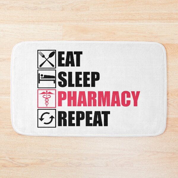 Item preview, Eat Sleep Pharmacy Repeat designed and sold by Adel Qasem.