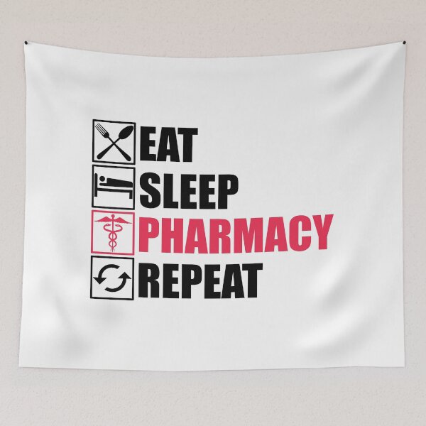Item preview, Eat Sleep Pharmacy Repeat designed and sold by Adel Qasem.