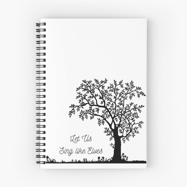 Item preview, Let Us Sing like Elves (Black Text) designed and sold by ArtAndTell.