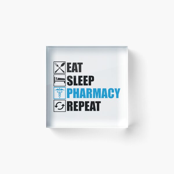 Item preview, Eat Sleep Pharmacy Repeat designed and sold by Adel Qasem.
