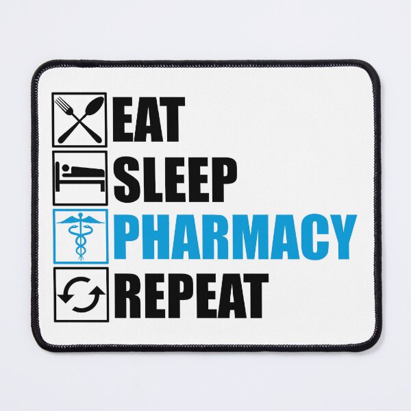Item preview, Eat Sleep Pharmacy Repeat designed and sold by Adel Qasem.