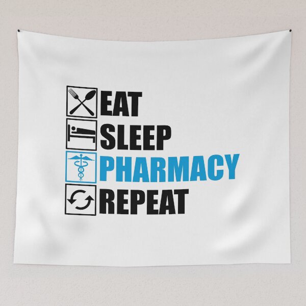 Item preview, Eat Sleep Pharmacy Repeat designed and sold by Adel Qasem.