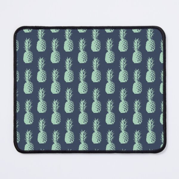 Item preview, Pineapple Pattern - Dark Blue & Light Green #581 designed and sold by Natural Collective.