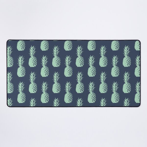 Item preview, Pineapple Pattern - Dark Blue & Light Green #581 designed and sold by Natural Collective.