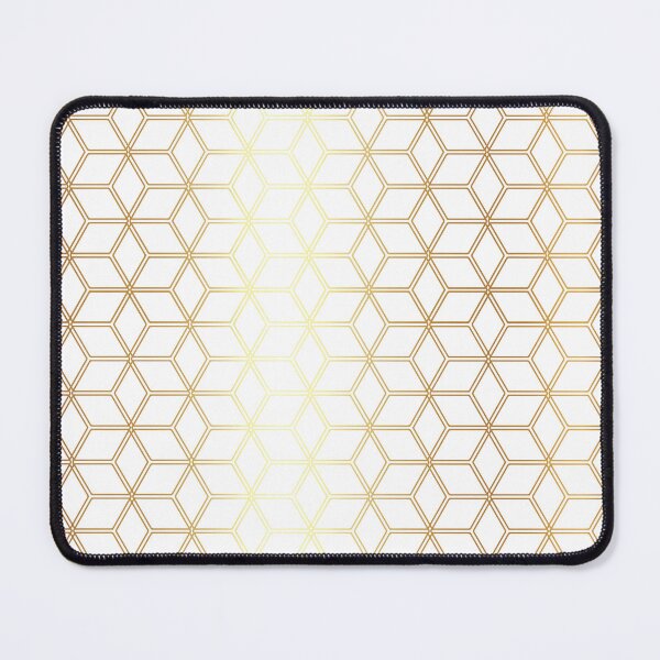 Item preview, Geometric Hive Mind Pattern - Gold #298 designed and sold by Natural Collective.