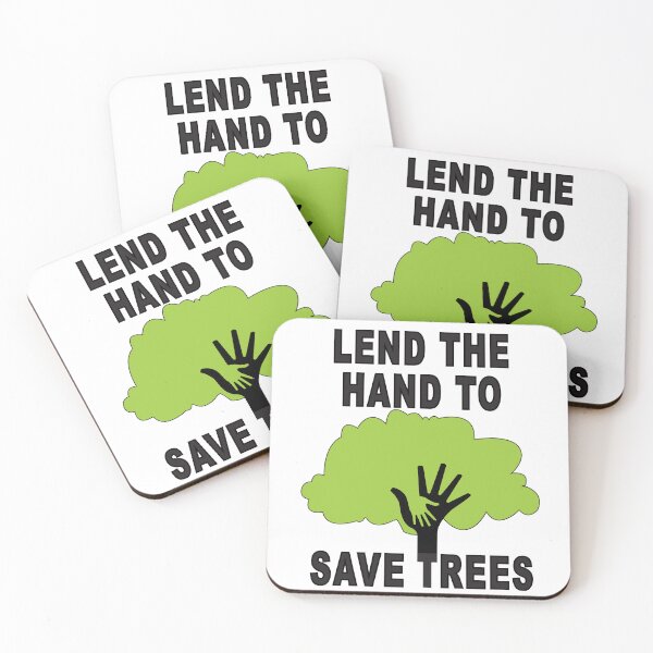 Item preview, Lend the hand to save trees designed and sold by Concept-Hub.