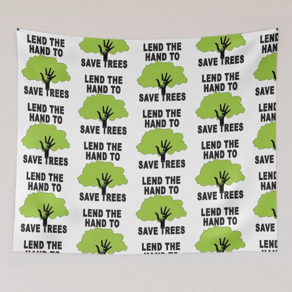Item preview, Lend the hand to save trees designed and sold by Concept-Hub.
