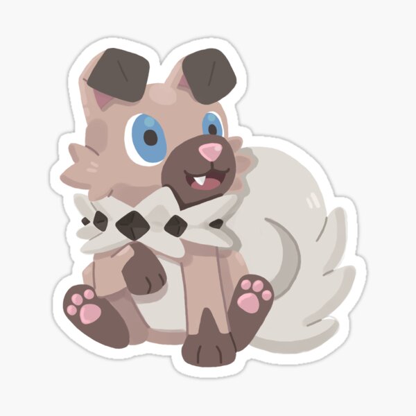 Rockruff Sticker