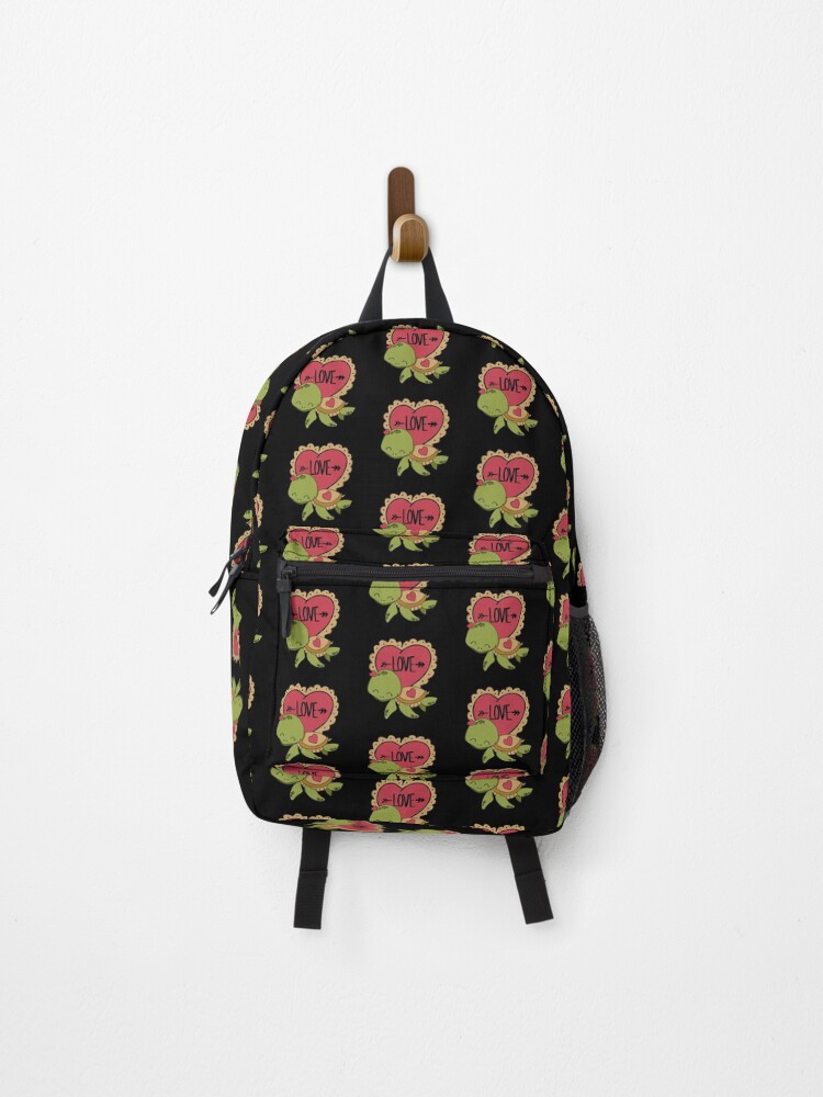 Thumbnail 1 of 3, Backpack, Turtle Love designed and sold by ChelleCreate.