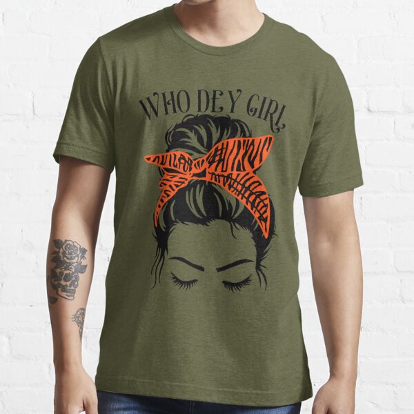 Who dey,who dey girl Essential T-Shirt for Sale by MH2020Store