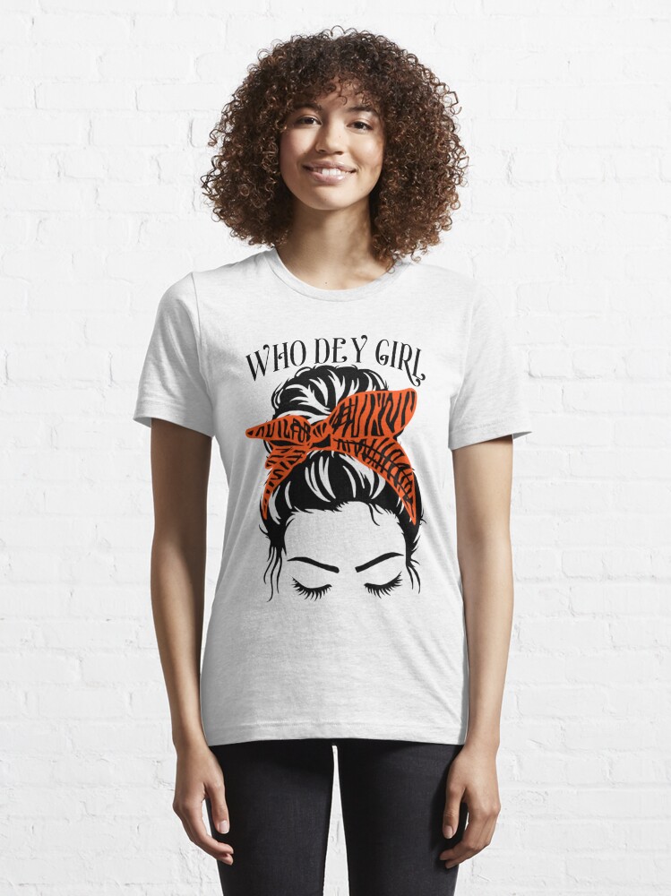 Who dey,who dey girl Essential T-Shirt for Sale by MH2020Store