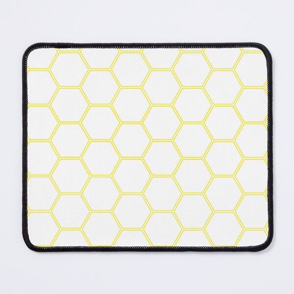 Item preview, Geometric Honeycomb Pattern - Yellow #164 designed and sold by Natural Collective.