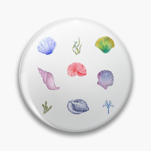 Item preview, Watercolor Seashell Collection designed and sold by silviaol.