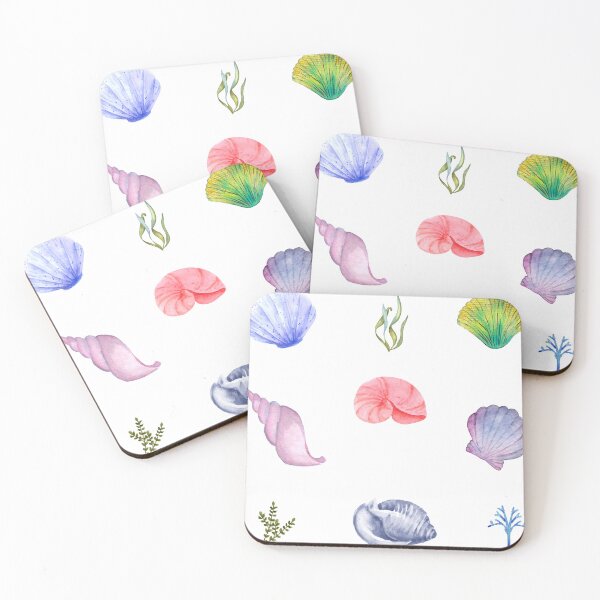 Item preview, Watercolor Seashell Collection designed and sold by silviaol.