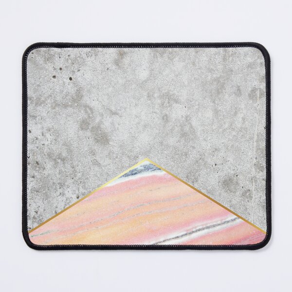 Item preview, Geometric Concrete Arrow Design - Pink Marble #289 designed and sold by Natural Collective.
