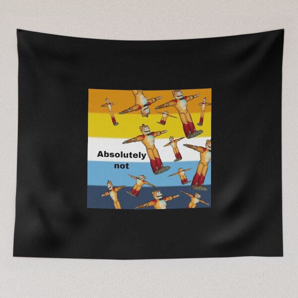 Item preview, Glamrock Freddy Fazbear Aroace Pride Flag Meme designed and sold by ghostboixx.