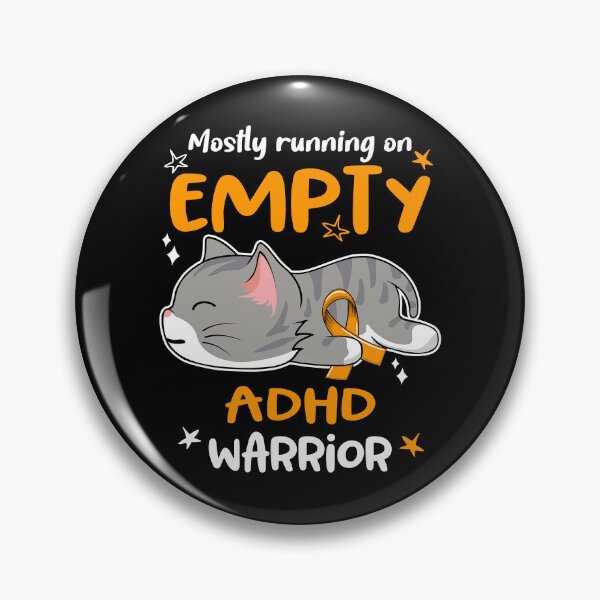 Item preview, ADHD Awareness, Mostly Running on ADHD Warrior designed and sold by Tammyilaria.