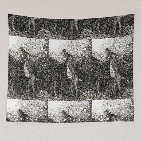 Item preview, WALKING HARE h2102 designed and sold by Hares & Critters.