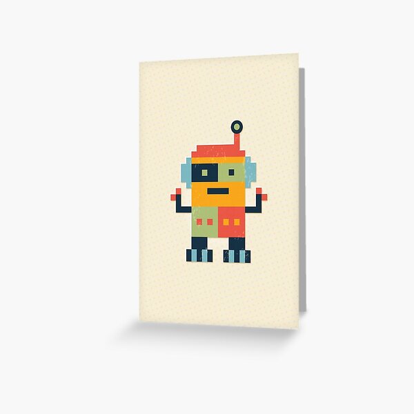 Item preview, Happy Robot - Card designed and sold by Daisy Beatrice.