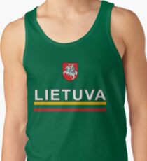 Lithuanian Lietuva National Soccer Jersey Tank Top