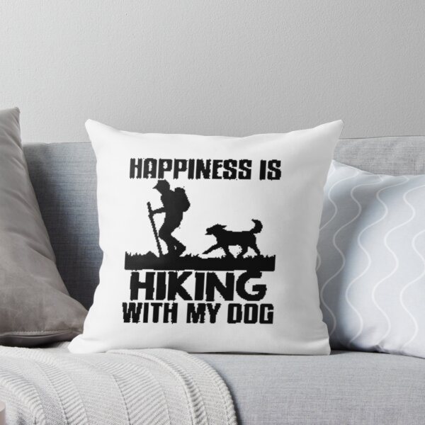 Item preview, Happiness Is A Day Spent Hiking With My Dog designed and sold by Tranqila.