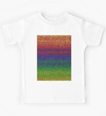 Rainbow Knit Photo Kids Tee
