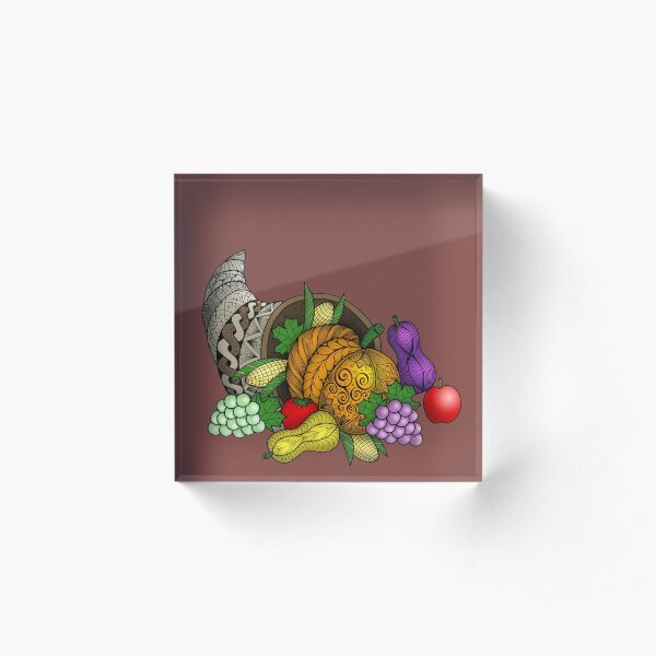 Cournucopia Acrylic Block