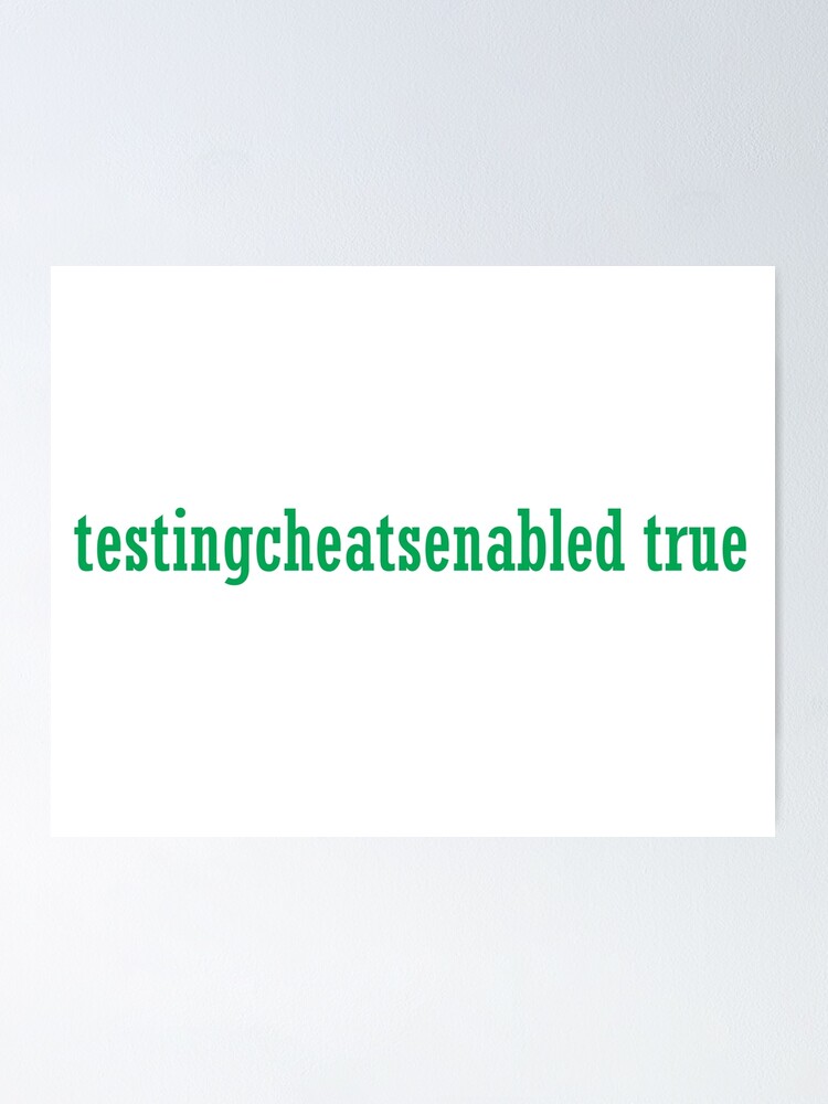"The Sims 3 Testingcheatsenabled true Cheat Code Sticker Sims Merch