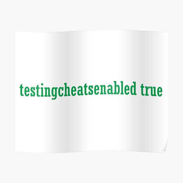 "The Sims 3 Testingcheatsenabled true Cheat Code Sticker Sims Merch