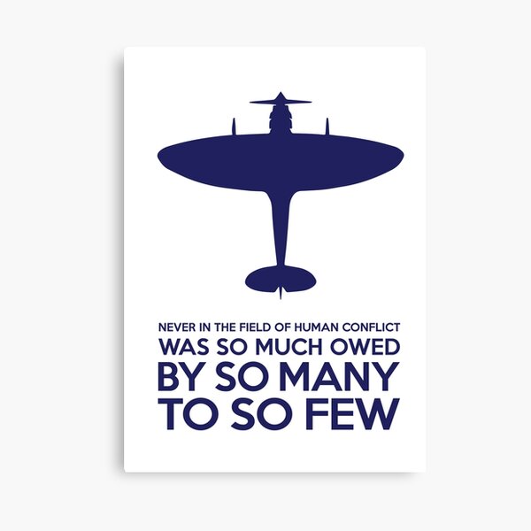 Item preview, The Few (Winston Churchill quote) designed and sold by franklinprintco.
