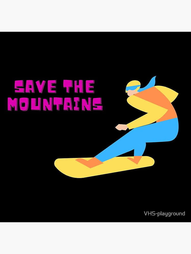 "snowboard" Poster for Sale by VHSplayground Redbubble