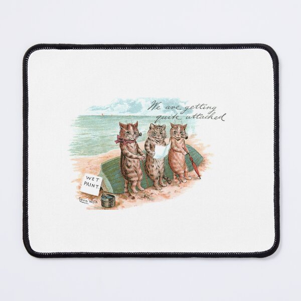 Item preview, Seaside Cats by Louis Wain designed and sold by karwilberevivalcollection.