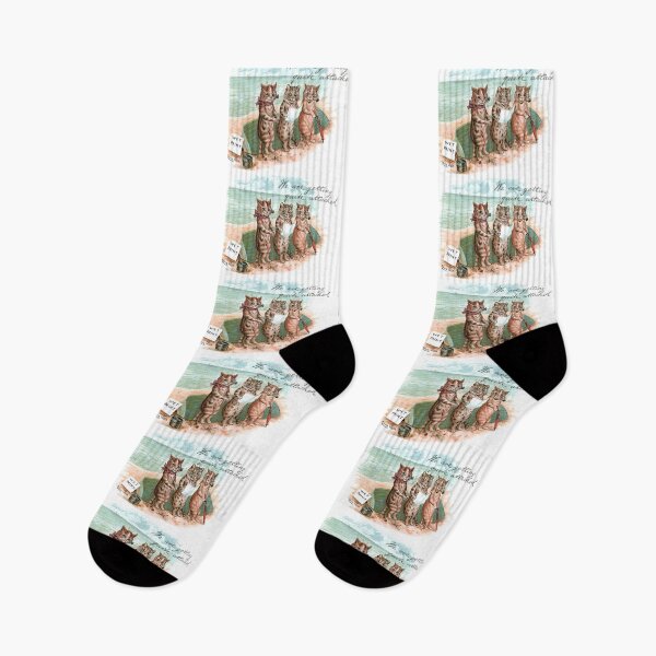 Item preview, Seaside Cats by Louis Wain designed and sold by karwilberevivalcollection.
