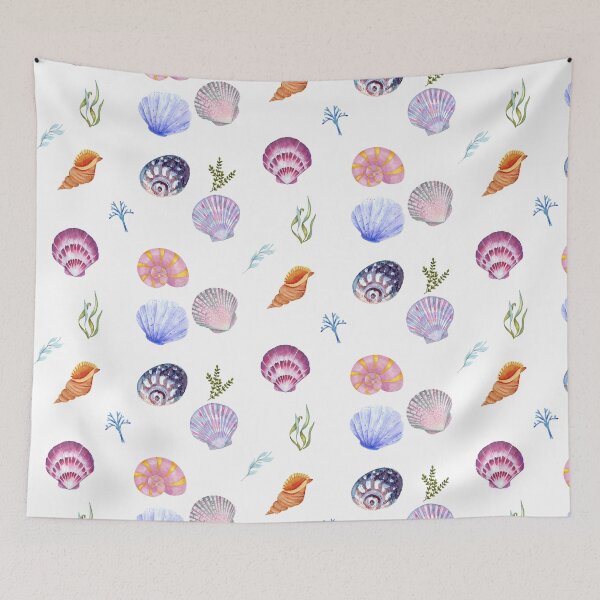 Item preview, Mixed Watercolor Seashell Collection designed and sold by silviaol.