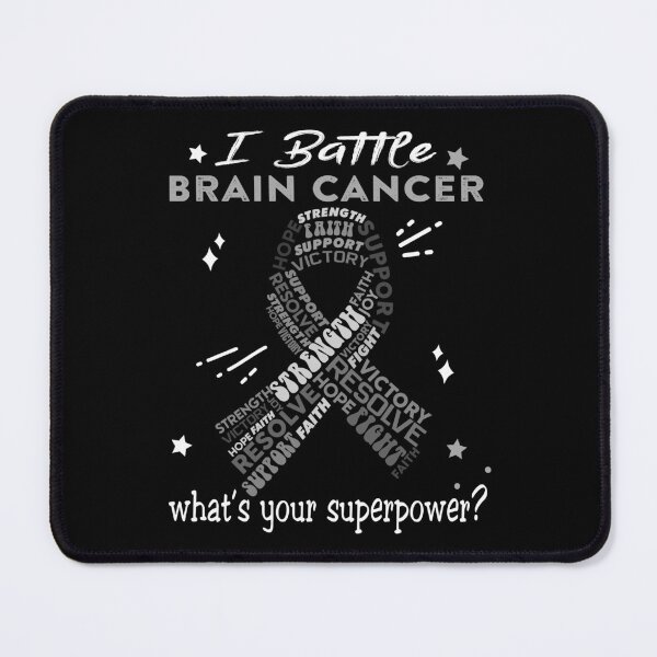Item preview, Brain Cancer Warrior, I Battle Brain Cancer What's Your Superpower? designed and sold by Greggwillard.