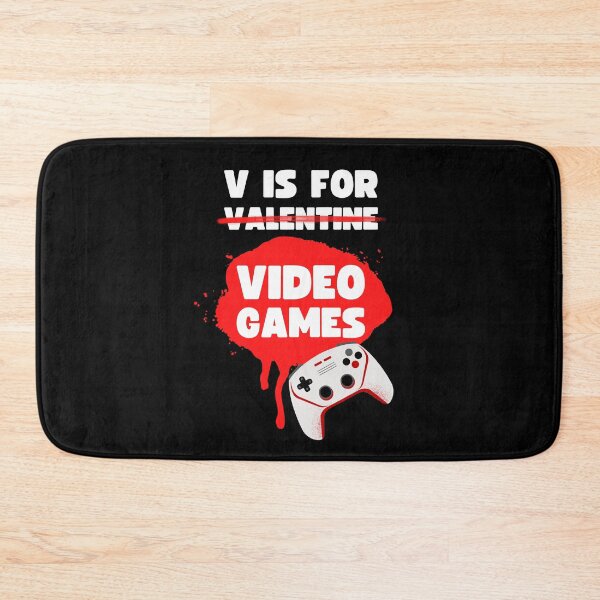Item preview, V IS FOR VIDEOGAMES VALENTINES GAMER DESIGN designed and sold by appareltolove.