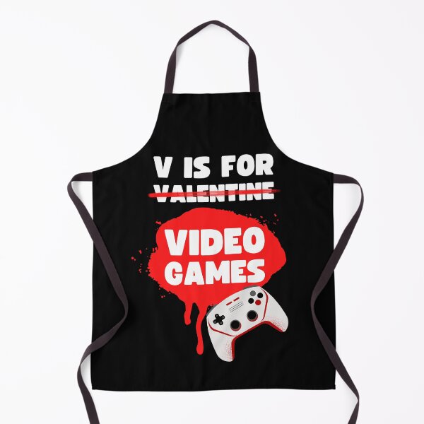Item preview, V IS FOR VIDEOGAMES VALENTINES GAMER DESIGN designed and sold by appareltolove.